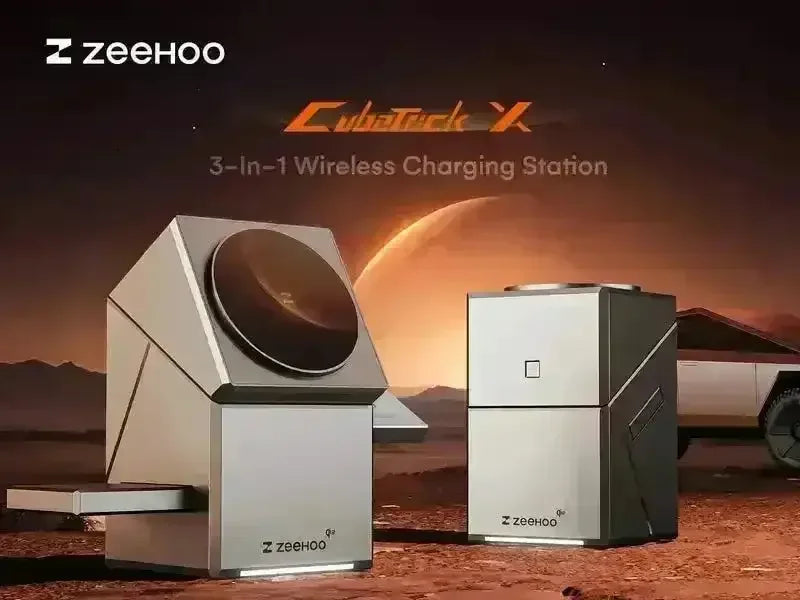 Zeehoo CubeTrick-X 3-in-1 Wireless Charging Station - Bear Hugs