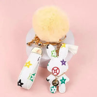 Charming Bunny Monogram Keychain