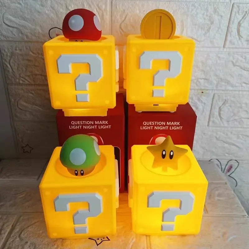 Super Mario Interactive Block Lamp