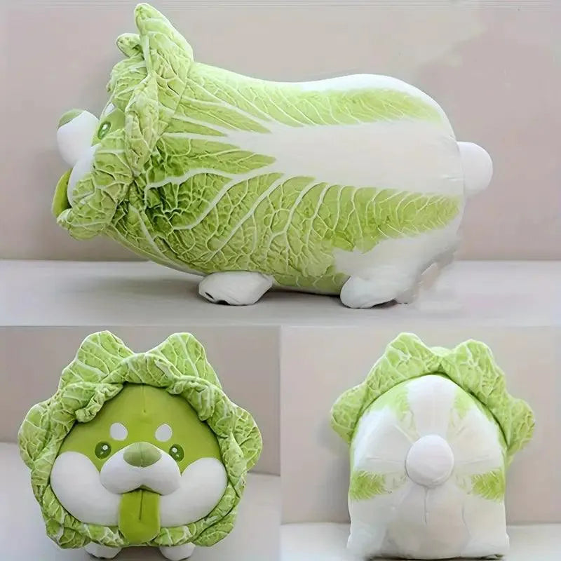 Cabbage Lettuce Dog Plush Toy - Bear Hugs