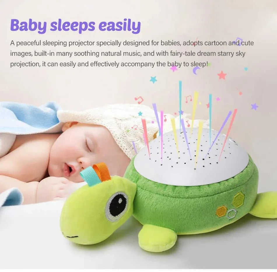 Calm Sleep LED Projector Stuffed Toy Light - Bear Hugs