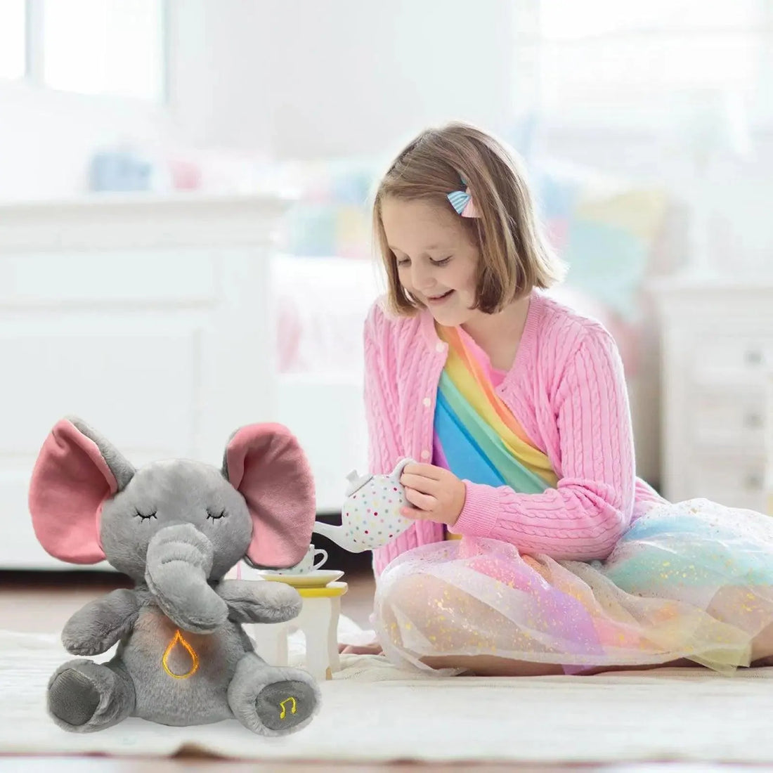 Calming Soothe and Snuggle Plush Elephant - Bear Hugs