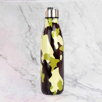 Camouflage Cola Metal Water Bottle (500 ml) - Bear Hugs