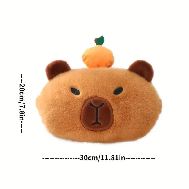 Capybara Car Headrest and Seatbelt Protector - Bear Hugs