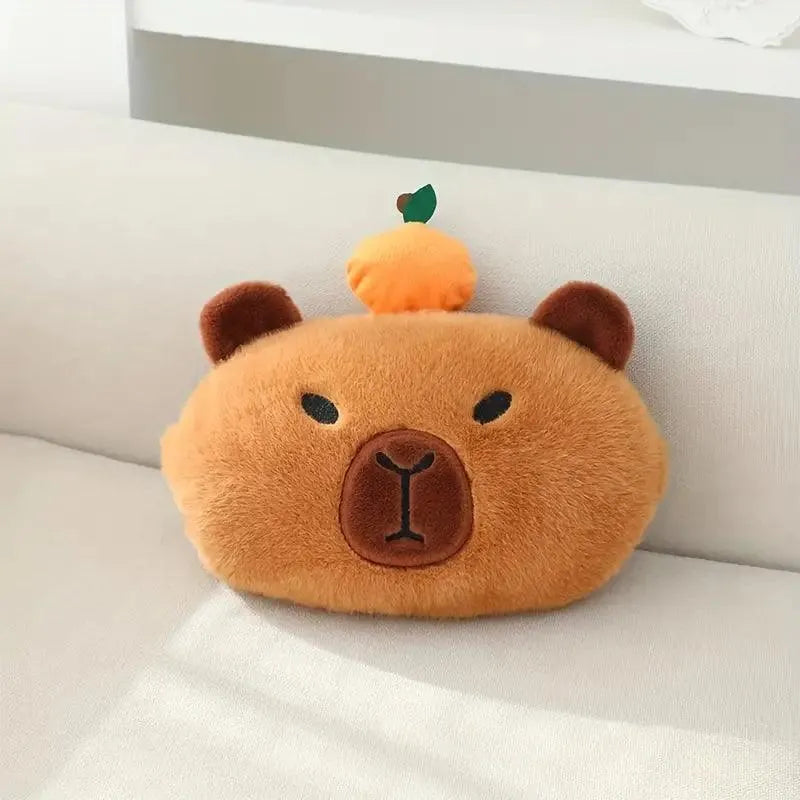 Capybara Car Headrest and Seatbelt Protector - Bear Hugs