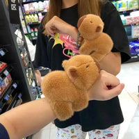 Capybara Giant Plush Bracelet - Bear Hugs