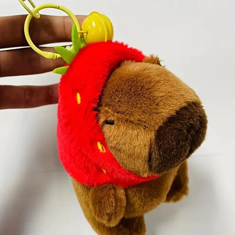 Capybara Plush Keychain - Bear Hugs