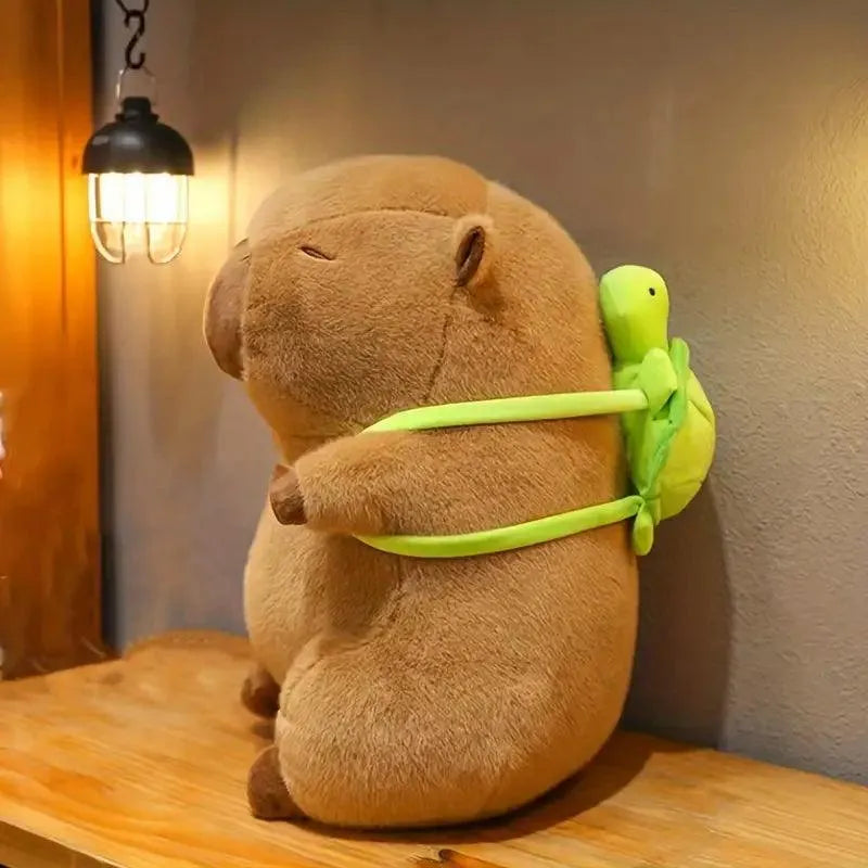 Capybara with Little Turtle Plush Doll - Bear Hugs