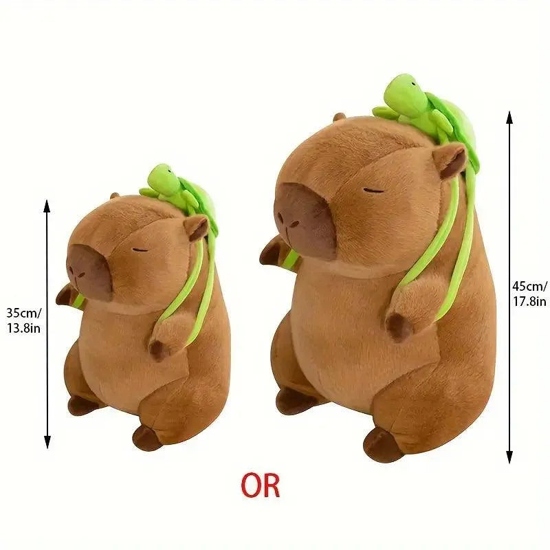 Capybara with Little Turtle Plush Doll - Bear Hugs