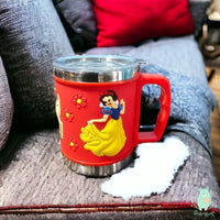 Cartoon Steel Mugs with Lid (350 ml) - Bear Hugs