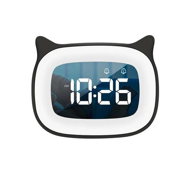 Cat Ears Alarm Clock with Night Light - Bear Hugs