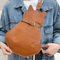 Cat Shaped Casual Backpack - Bear Hugs