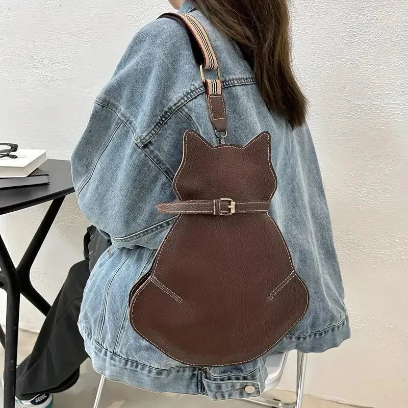 Cat Shaped Casual Backpack - Bear Hugs