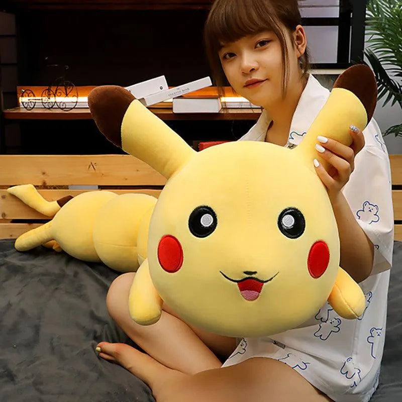 Caterpillar Pikachu Long Plush Pillow - Bear Hugs