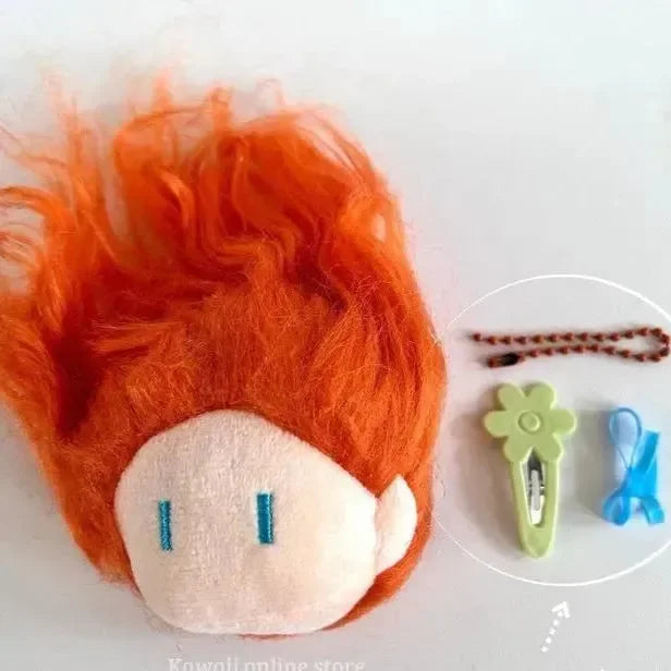 Wiggly Wonders Doll Head Keychain