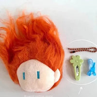 Wiggly Wonders Doll Head Keychain