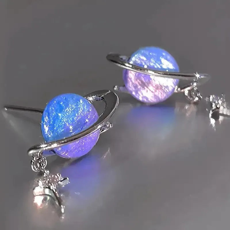 Celestial Planet Dangle Earrings - Bear Hugs