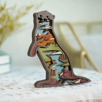 Charming Otter Wooden Night Light - Bear Hugs