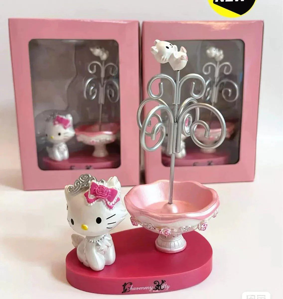 Charmmy Kitty Jewelry Holder - Bear Hugs