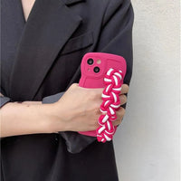 Chic Braided Wristband Phone Case (For iPhones) - Bear Hugs