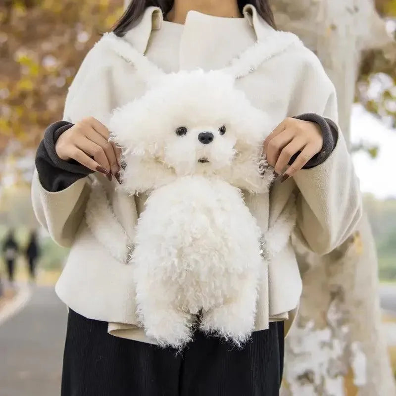 Chongker Realistic Poodle Shaped Backpack - Bear Hugs