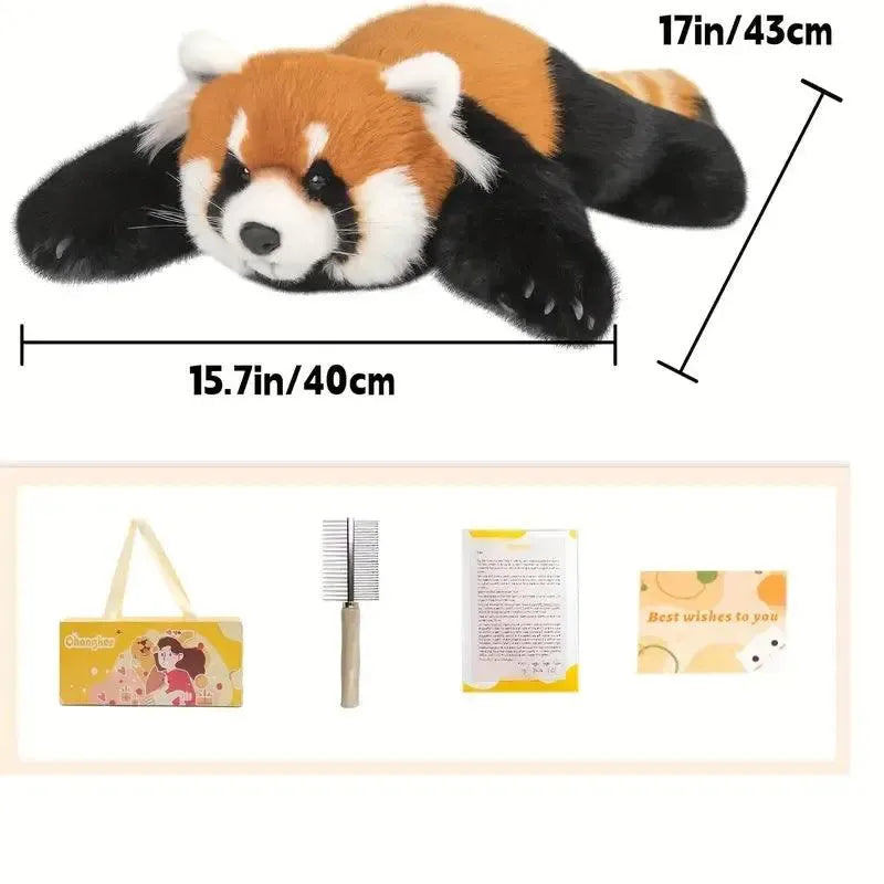 Chongker Realistic Red Panda Plush - Bear Hugs