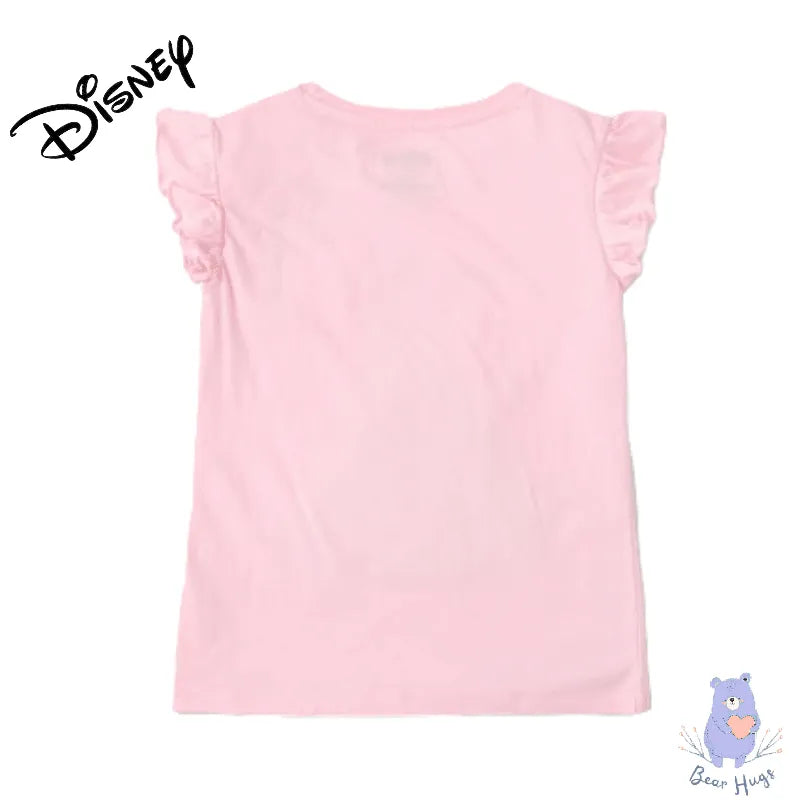 Cinderella Graphic Print Crew-Neck T-shirt with Embellishments - Bear Hugs