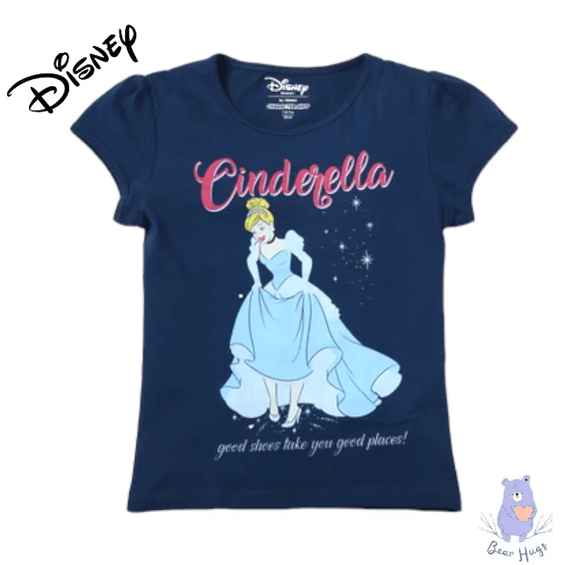 Cinderella Print Round-Neck T-shirt - Bear Hugs