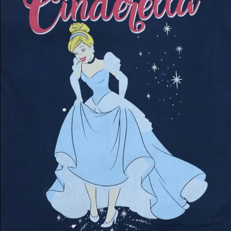 Cinderella Print Round-Neck T-shirt - Bear Hugs