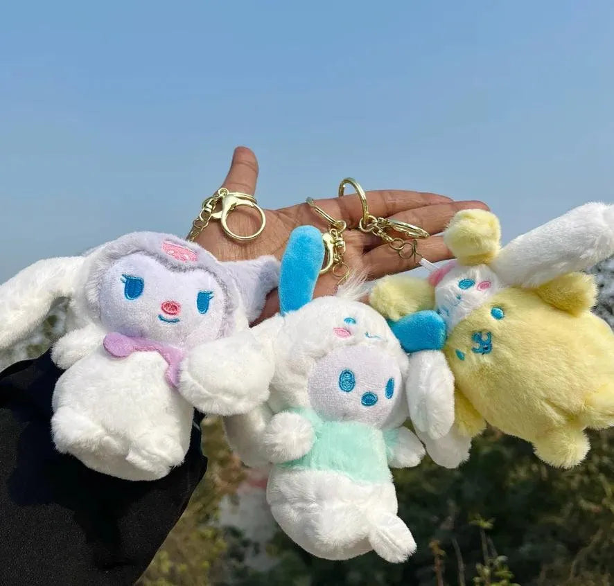 Cinnamoroll Cosplay Sanrio Plush Keychain - Bear Hugs