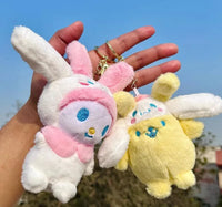 Cinnamoroll Cosplay Sanrio Plush Keychain - Bear Hugs