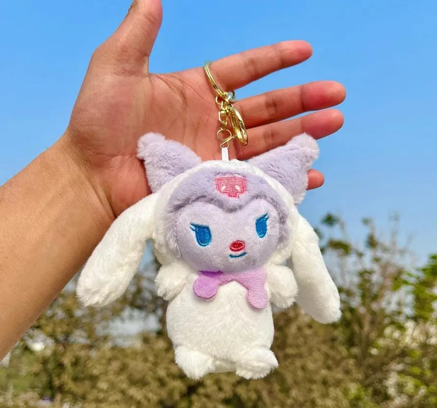 Cinnamoroll Cosplay Sanrio Plush Keychain - Bear Hugs