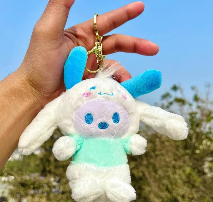 Cinnamoroll Cosplay Sanrio Plush Keychain - Bear Hugs