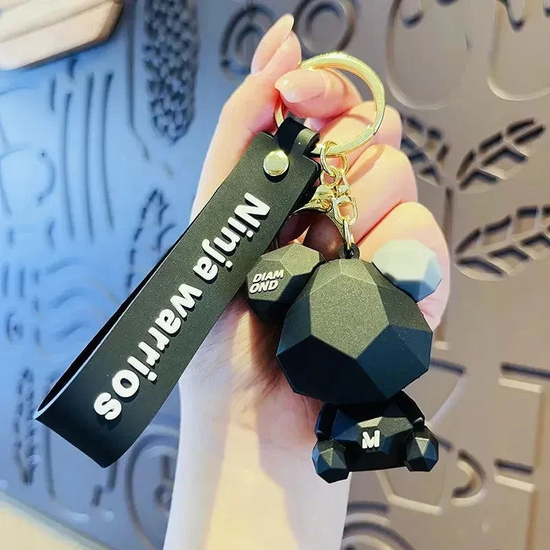 Nordic Good Luck Bear Keychain