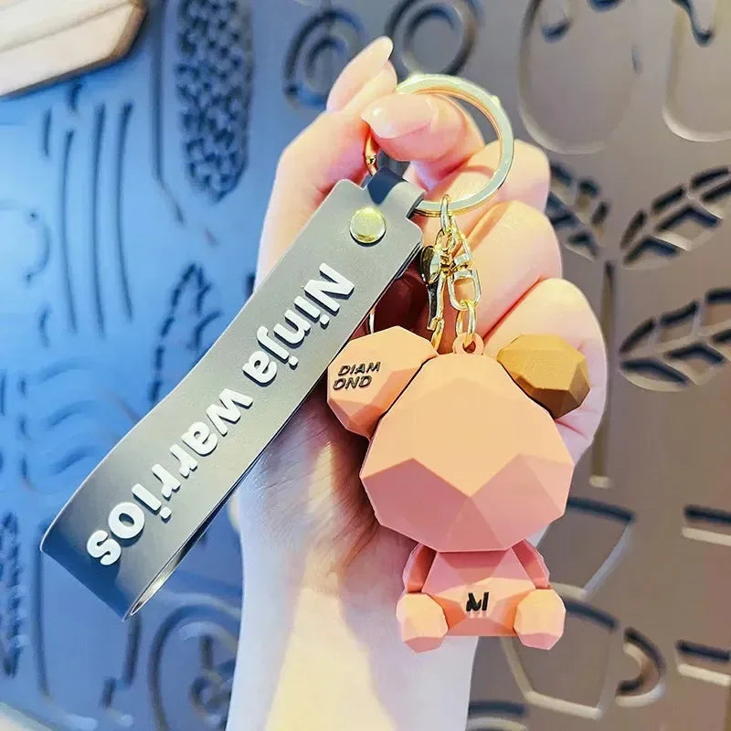 Nordic Good Luck Bear Keychain
