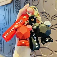 Nordic Good Luck Bear Keychain