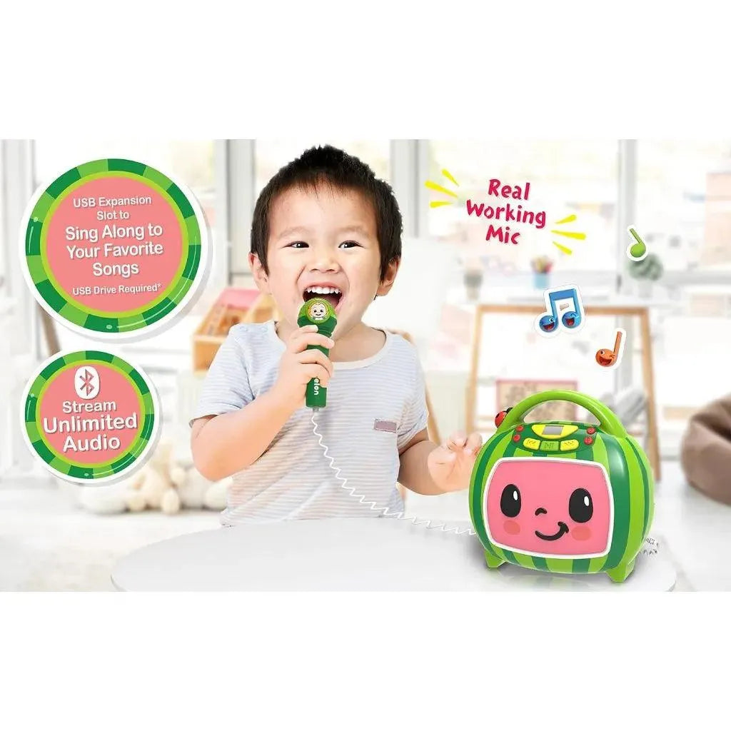 Cocomelon Bluetooth Karaoke Machine - Bear Hugs