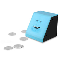 Coin Eating Animated Face Piggy Bank - Bear Hugs