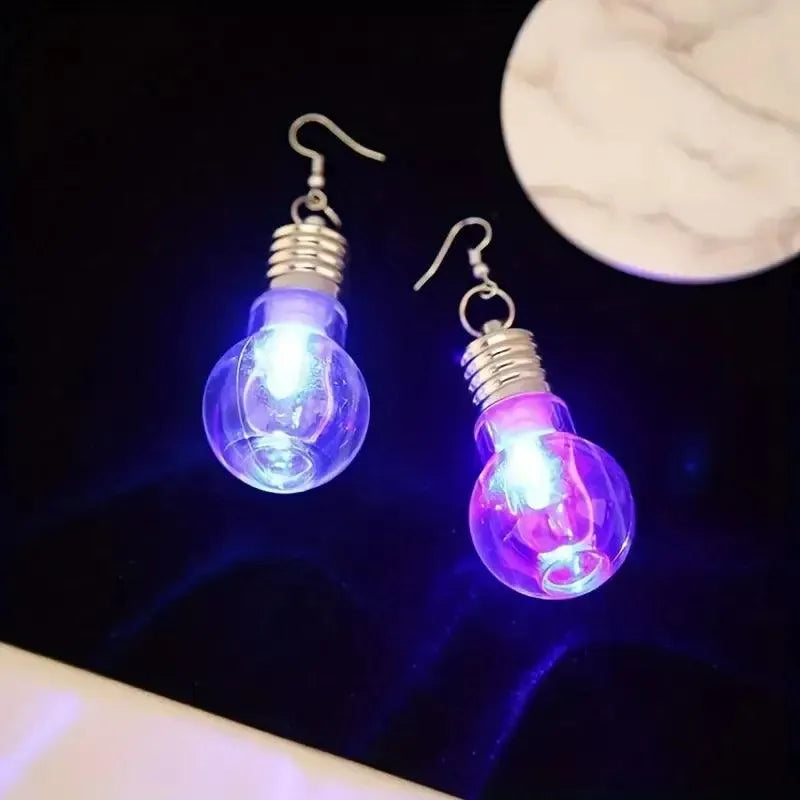 Colorful Bulb-Shaped Dangle Earrings - Bear Hugs