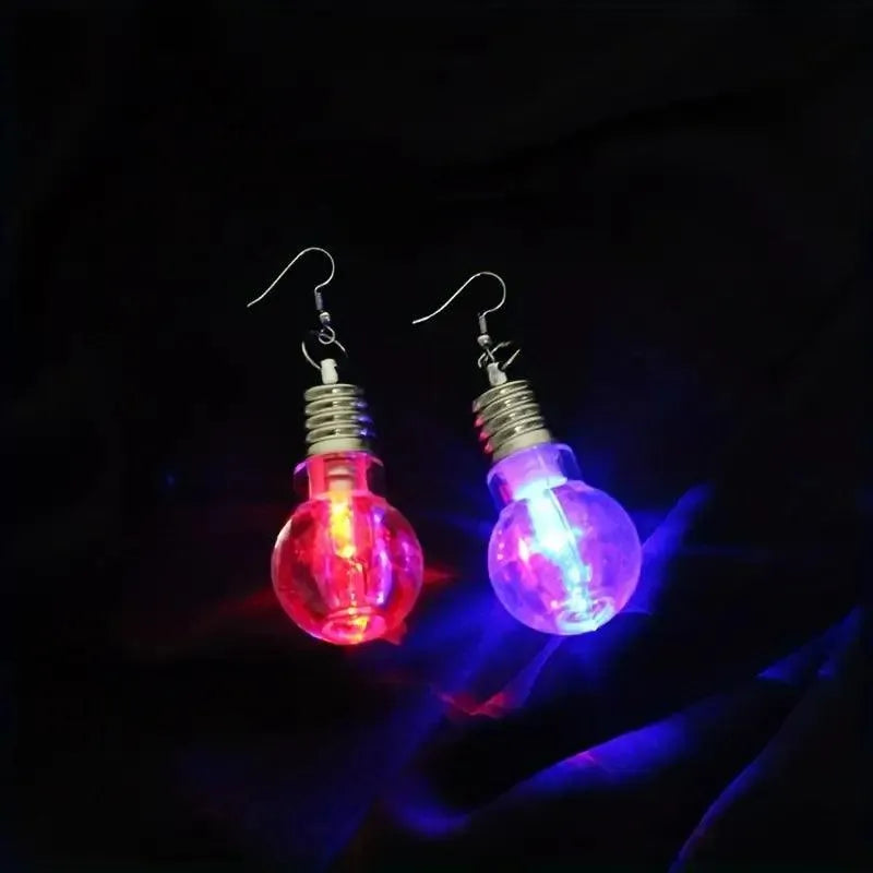 Colorful Bulb-Shaped Dangle Earrings - Bear Hugs