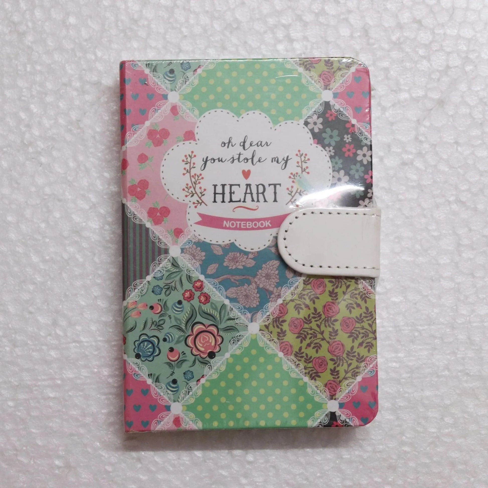 Colourful Heart A6 Diary with Magnetic Clasp - Bear Hugs