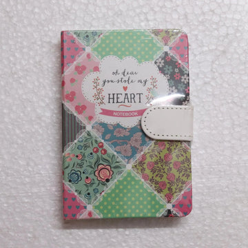 Colourful Heart A6 Diary with Magnetic Clasp - Bear Hugs