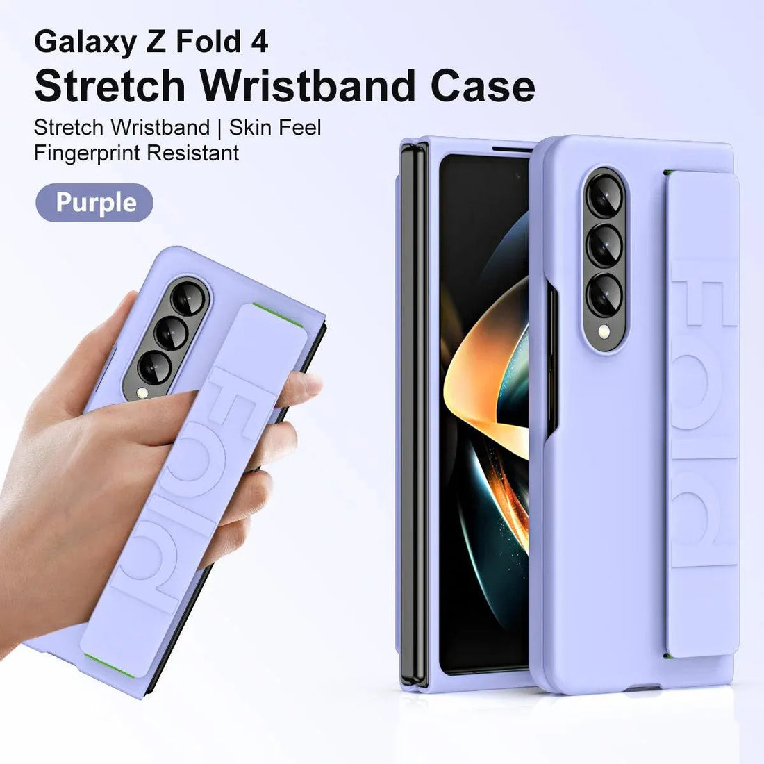 Comfort Grip Wristband Case For Samsung Z Fold - Bear Hugs