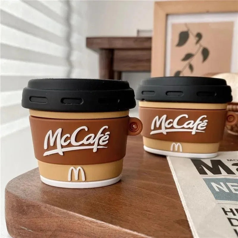 Cool McCafe Coffee Case (For Airpods) - Bear Hugs