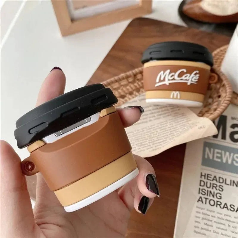 Cool McCafe Coffee Case (For Airpods) - Bear Hugs