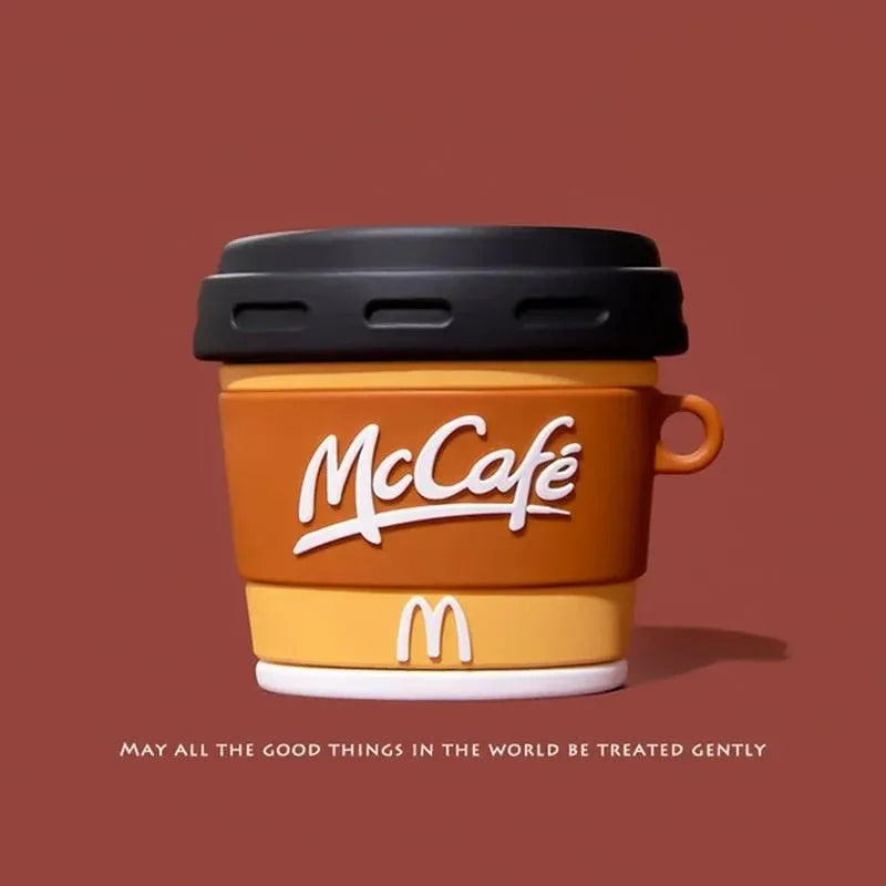 Cool McCafe Coffee Case (For Airpods) - Bear Hugs