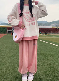 Cozy Kawaii Pastel Knit Pullovers - Bear Hugs