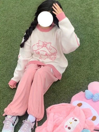 Cozy Kawaii Pastel Knit Pullovers - Bear Hugs