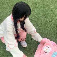 Cozy Kawaii Pastel Knit Pullovers - Bear Hugs