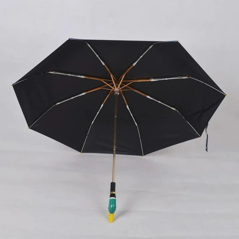 Creative Animal Head Handle Umbrella - Bear Hugs